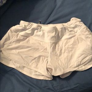 Lululemon white shorts